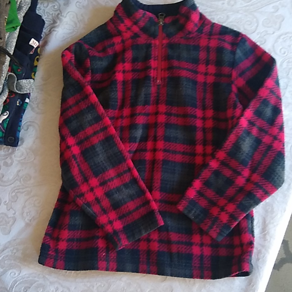 Fuzzy Flannel Pullover